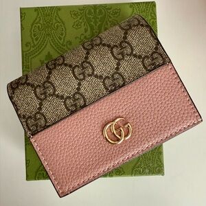 Bi-color Designer Marmont small wallet